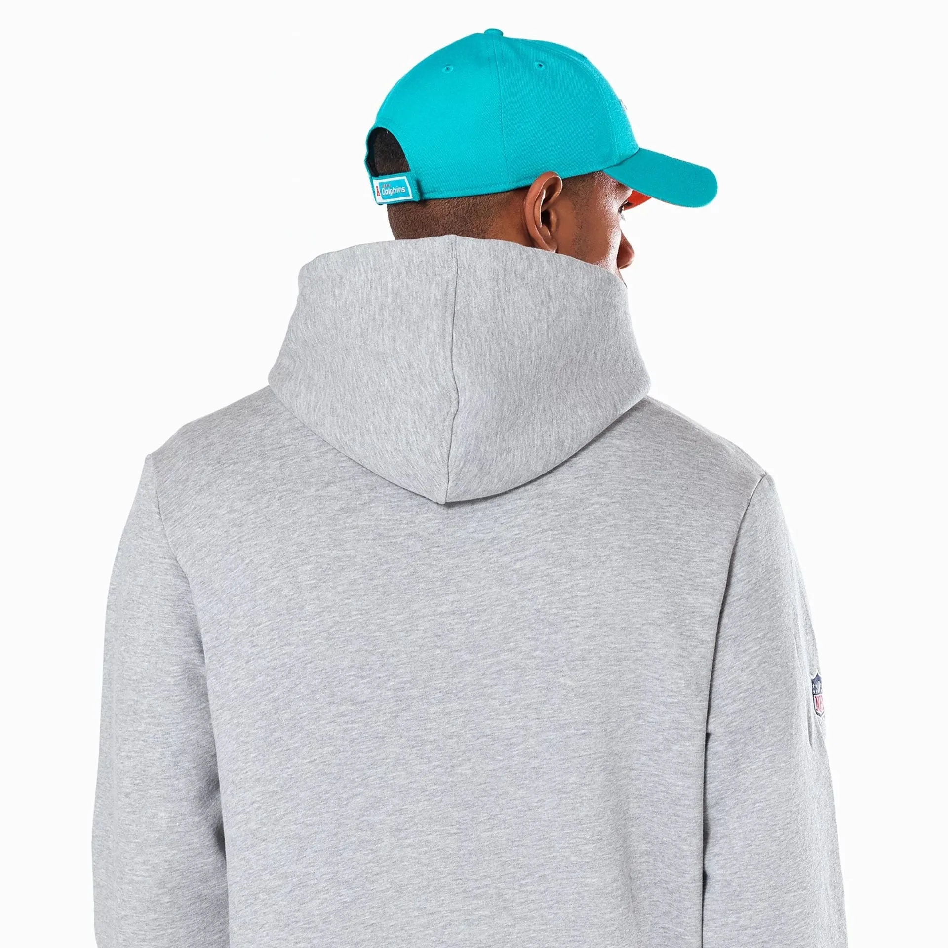 Miami Dolphins NFL Grey Pullover Hoodie