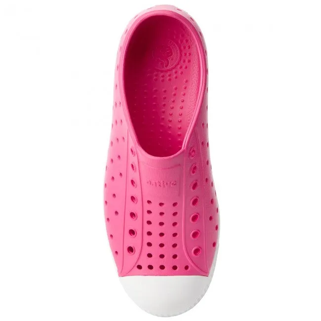 Native Junior's Jefferson Sneaker - Hollywood Pink/Shell White 12100100-5626