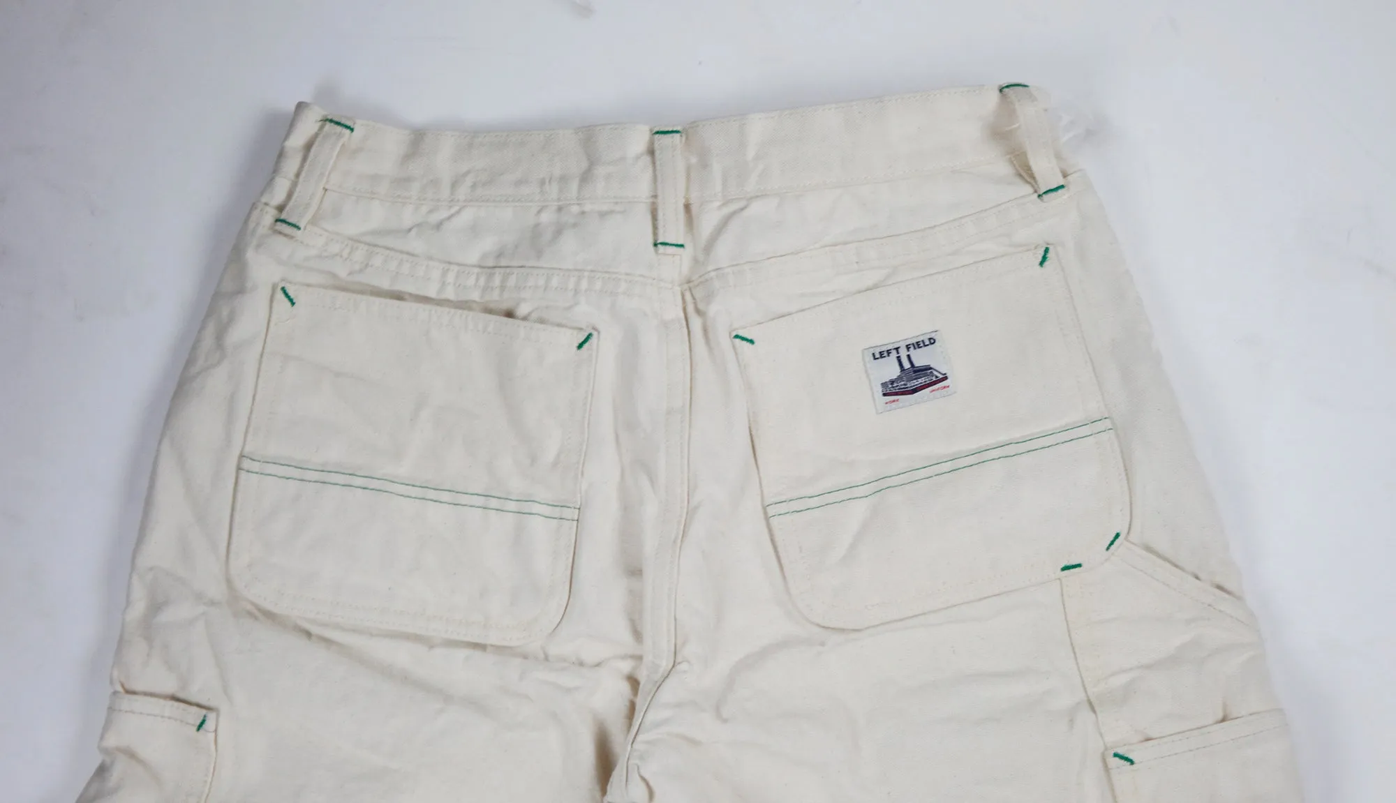 Natural Mt Vernon Duck Double Knee Work Uniform  Chino: **Note size up 2 sizes**