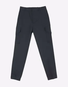 Navy Blue Cargo Trousers