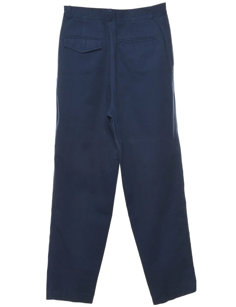 Navy Trousers - W28 L29