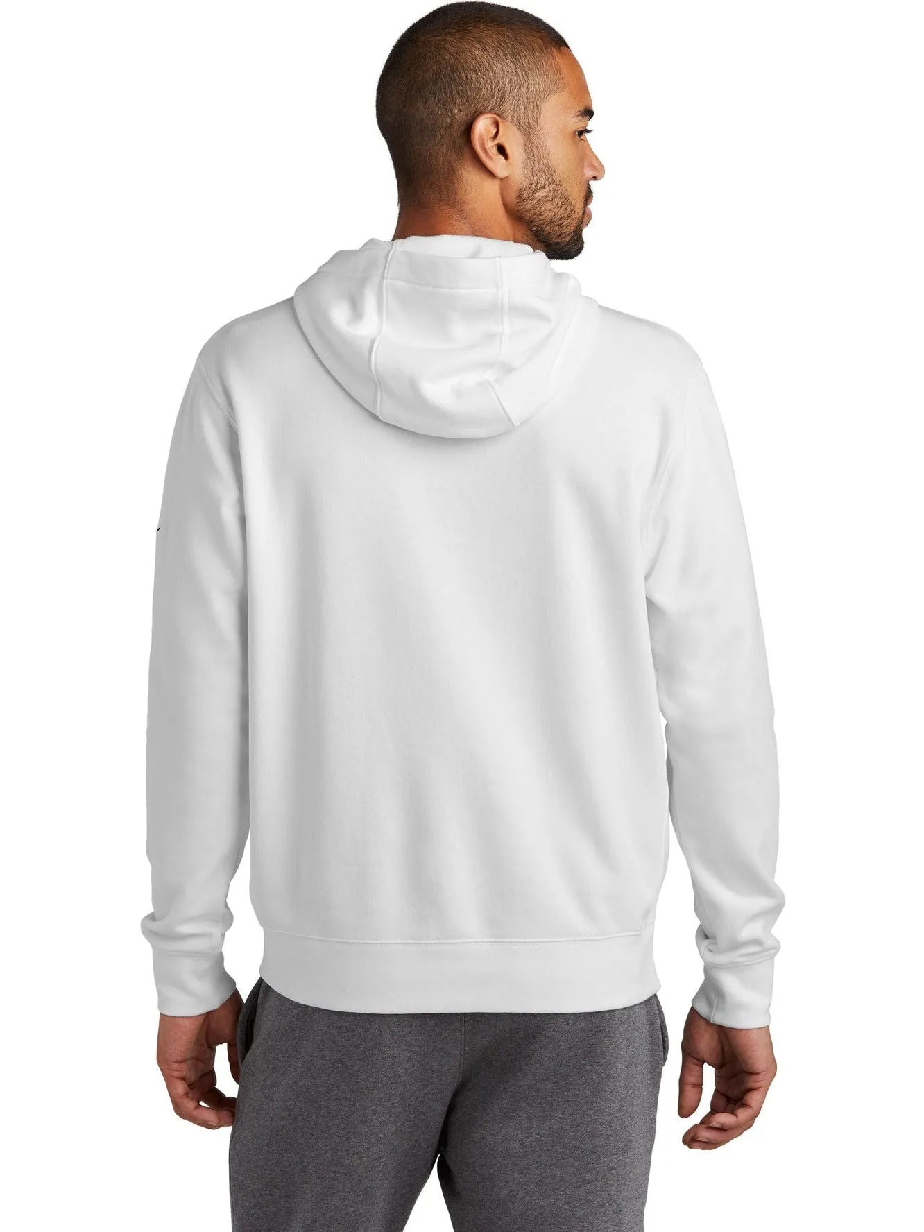 NIKE Club Fleece Sleeve Swoosh Pullover Hoodie