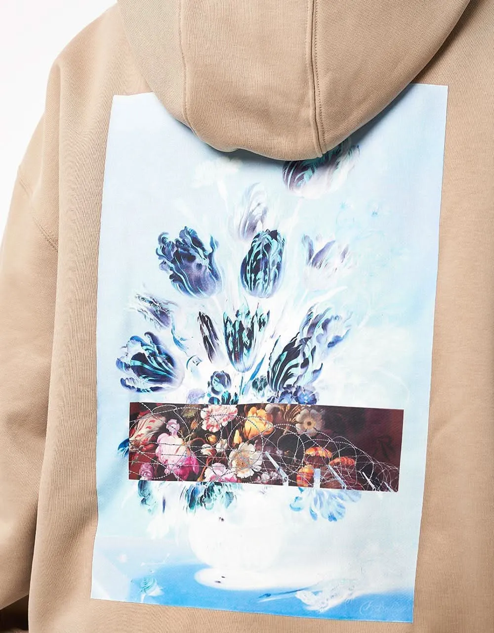 Nike SB Distorted Glimmer GFX Pullover Hoodie - Khaki