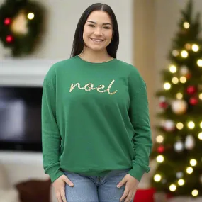 Noel Script Sequin Sweatshirt