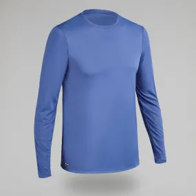 Olaian Men's surfing WATER T-SHIRT long sleeve UV-protection top - Blue