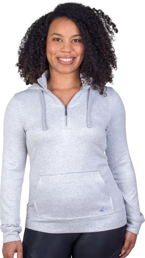 OUTLET-Greg Norman Ladies Lab 1/4-Zip Hoodie