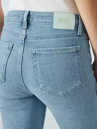 PAIGE Cindy Raw Hem - High Rise Straight Leg - Park Ave