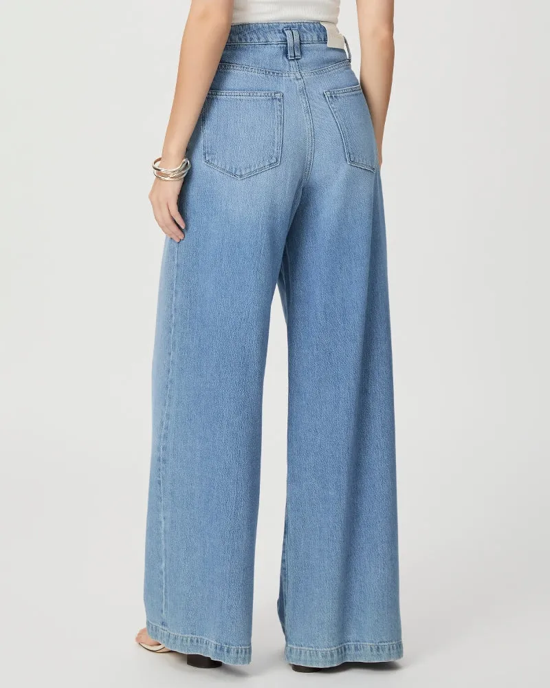 Paige Portia Double Waistband Ultra Wide Leg Pants