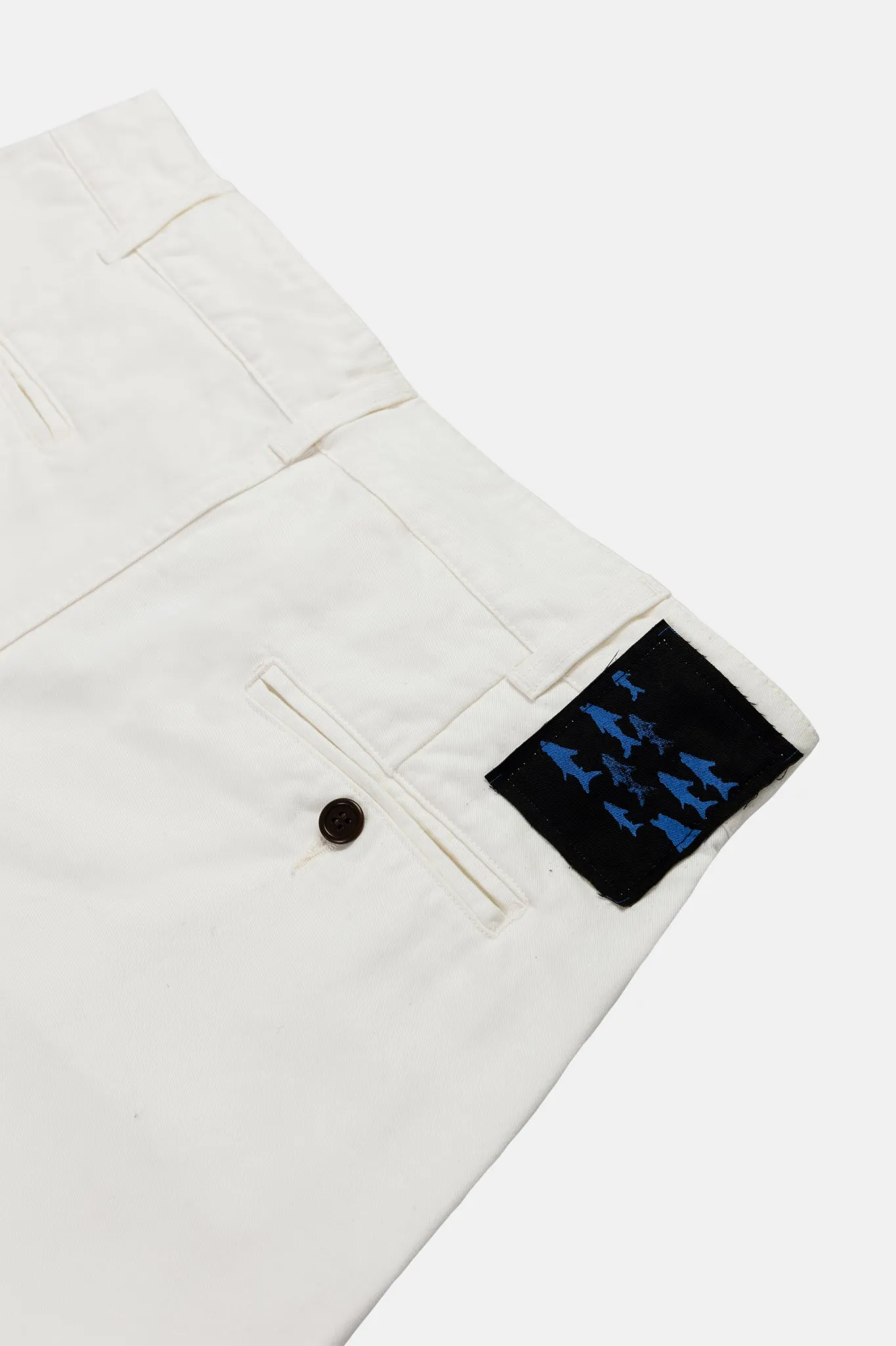 PANTS CANVAS OFF-WHITE/SHARK