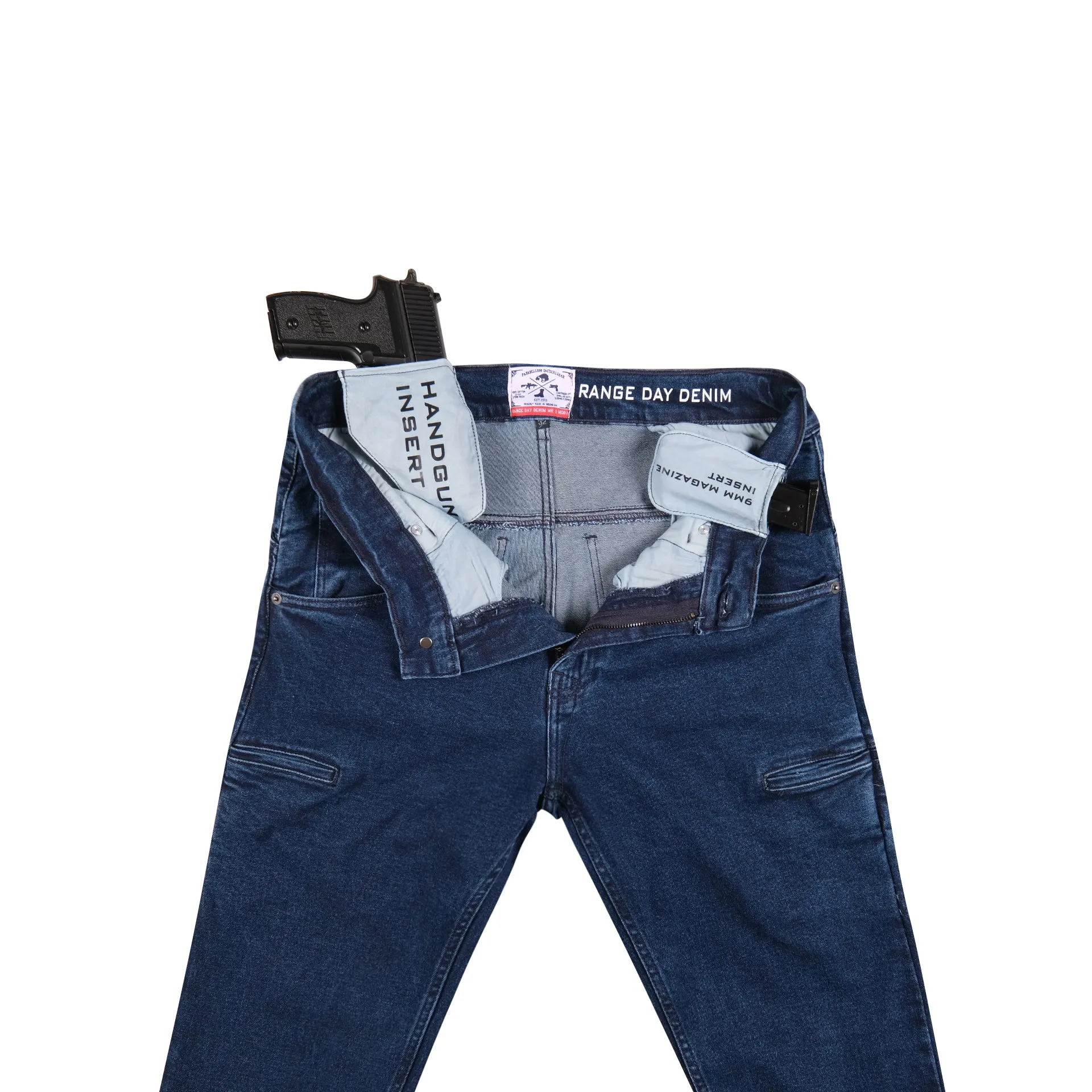 Parabellum® Range Day Denim MK2 Straight Fit Navy Blue