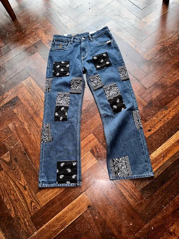 PATCHWORK BANDANA VALKYRE JEANS