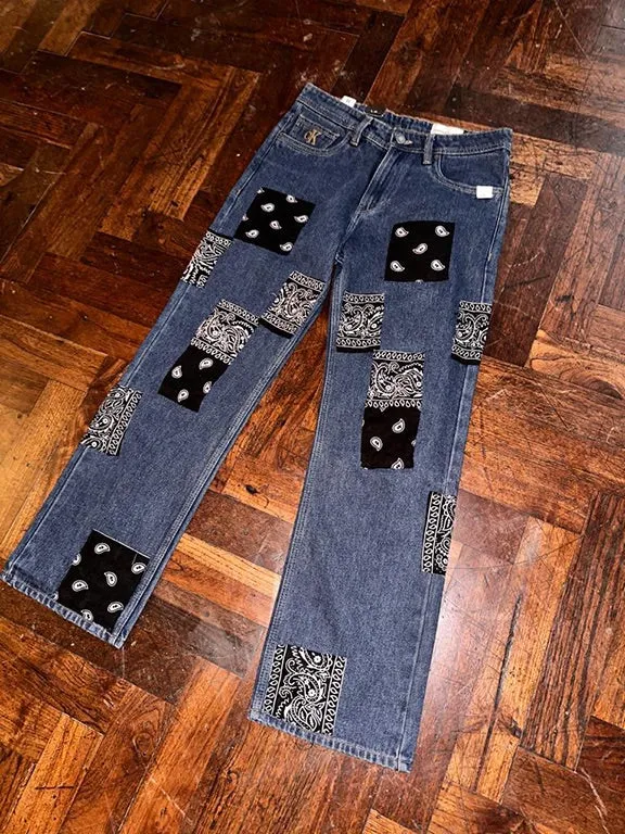 PATCHWORK BANDANA VALKYRE JEANS