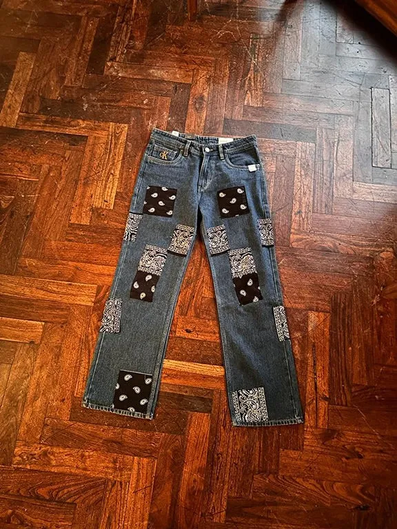 PATCHWORK BANDANA VALKYRE JEANS