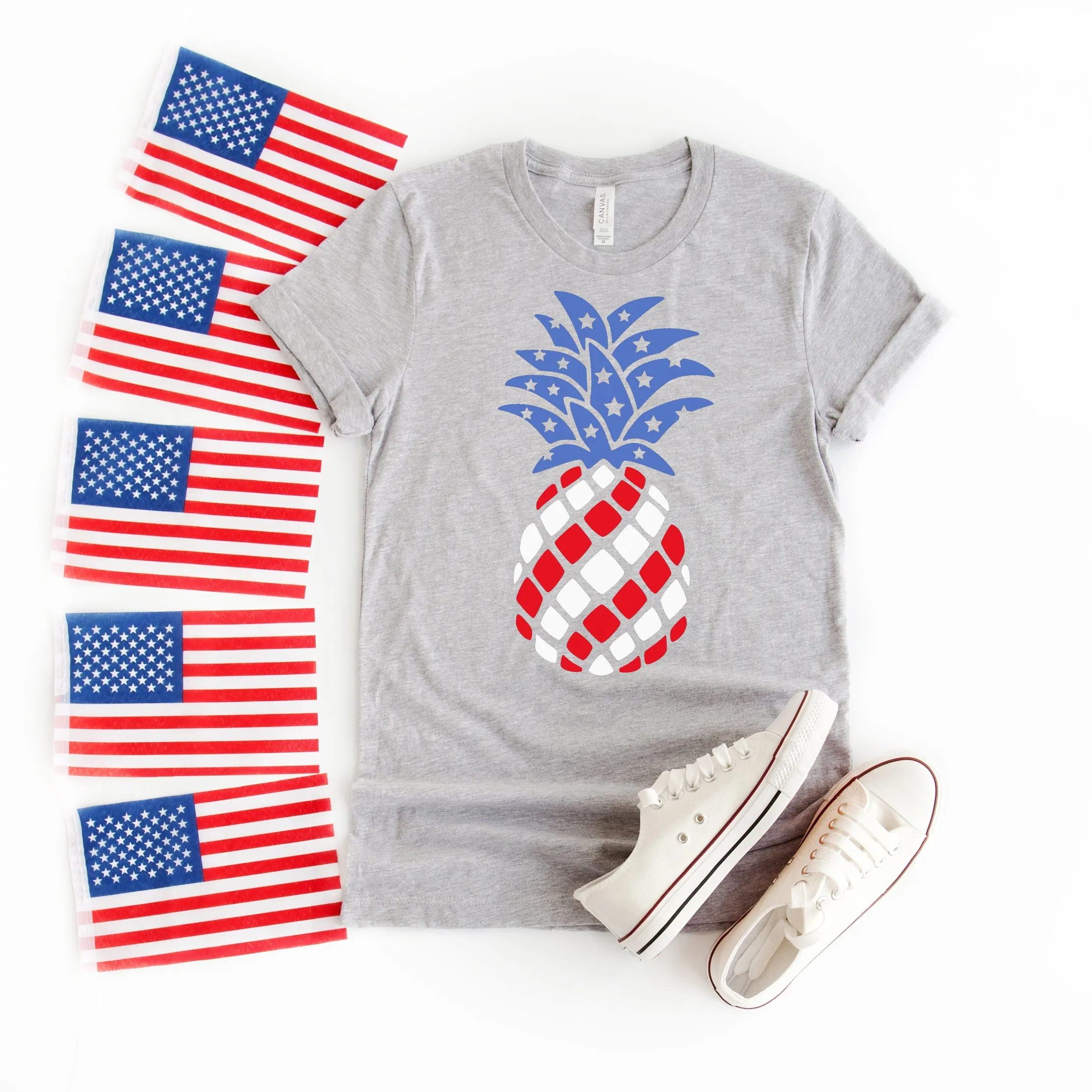 'Patriotic Pineapple' Signature Graphic Tee