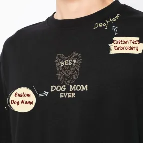 Personalized Best Border Collie Dog Mom Ever Shirt