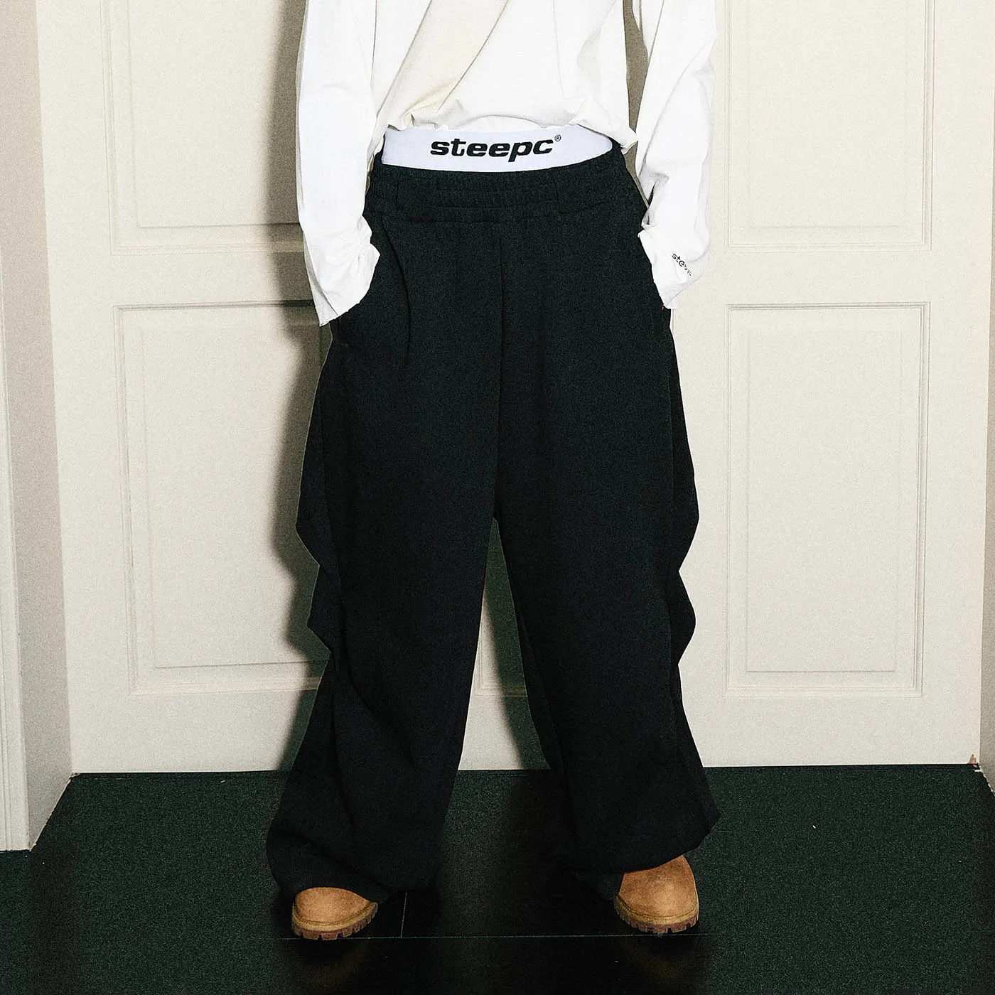 Pleated Baggy Pants