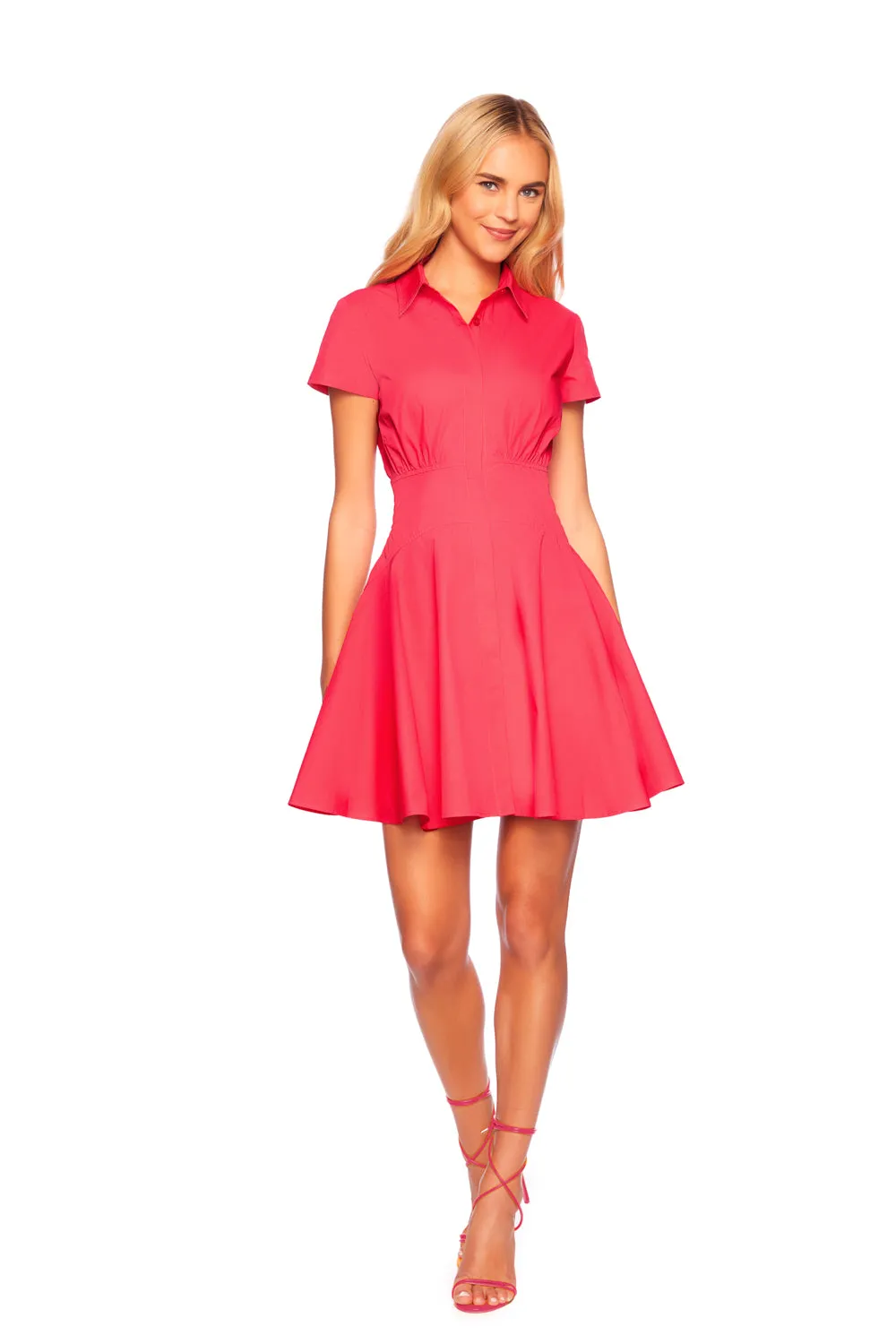 poplin shirt dress