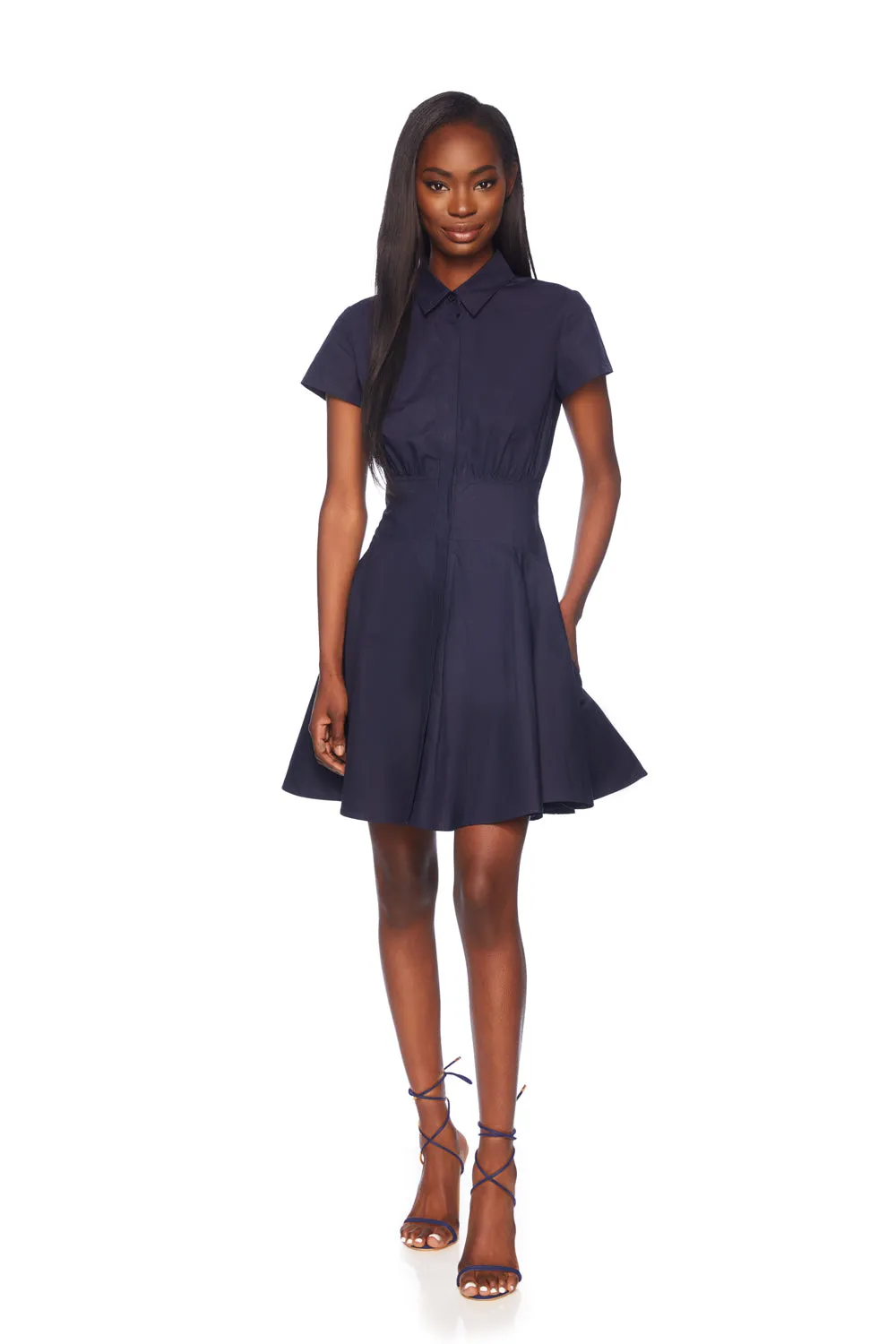 poplin shirt dress