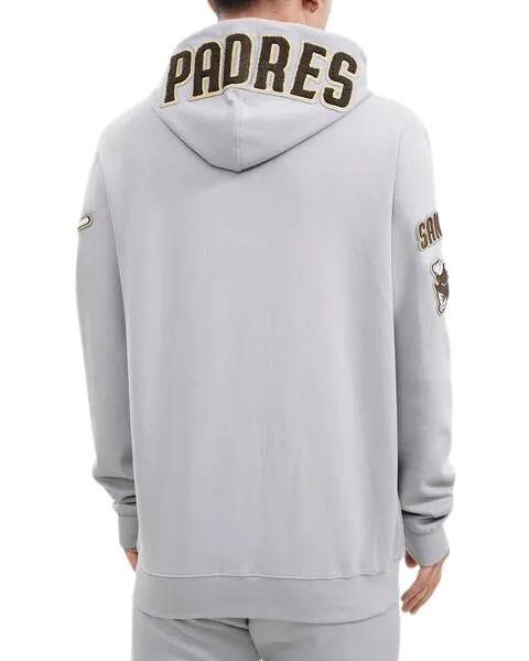 PRO STANDARD SAN DIEGO PADRES LOGO ZIPPER HOODY