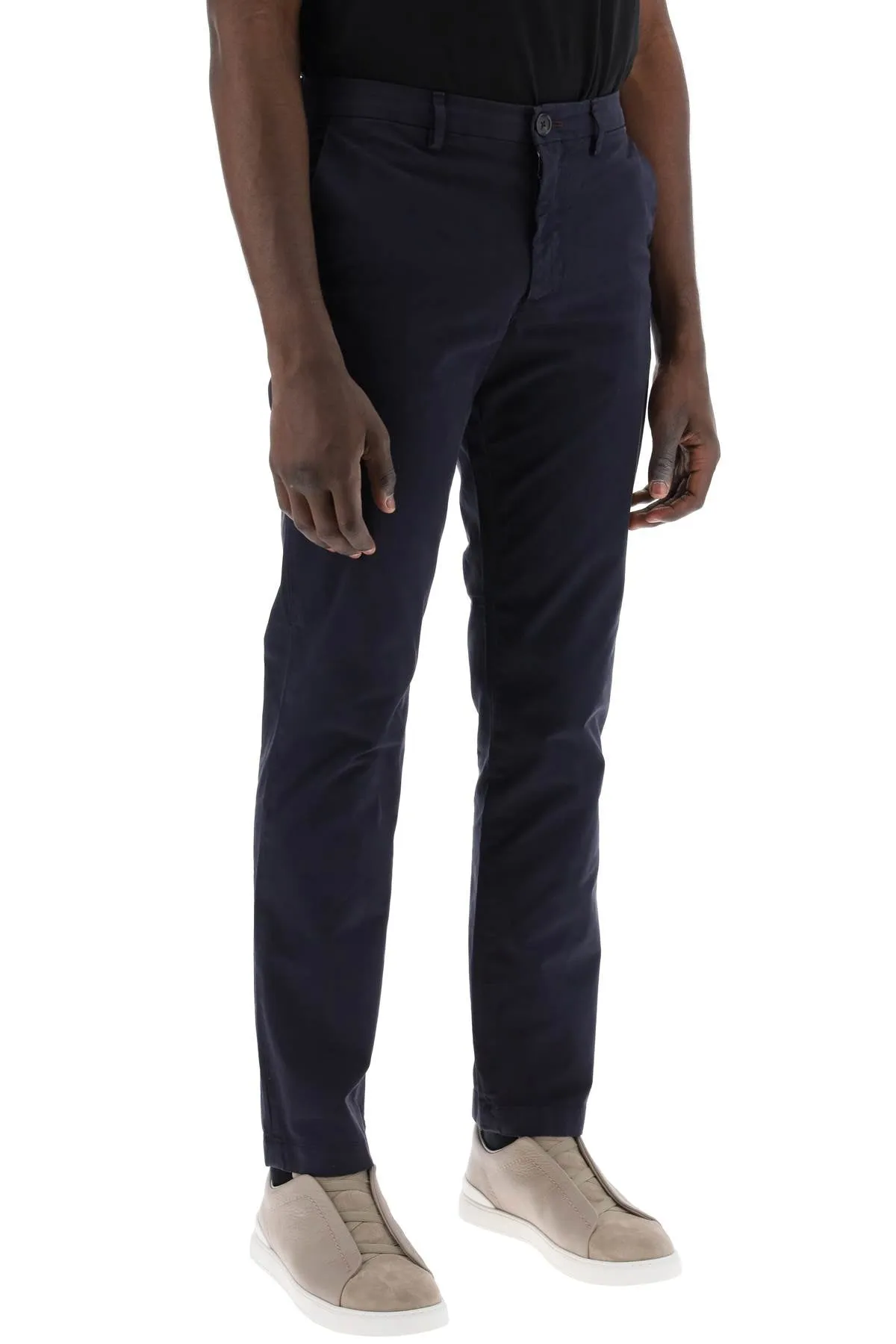 PS PAUL SMITH cotton stretch chino pants for