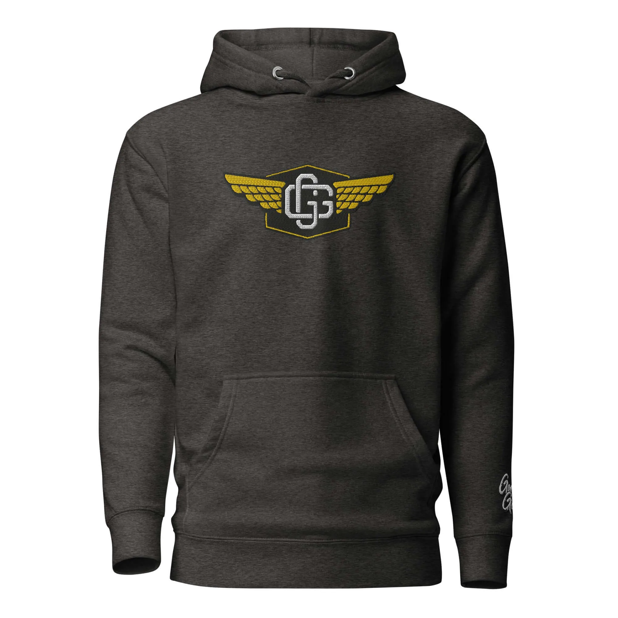 "Gold Wingz" Embroidered Unisex Hoodie (Color options available)