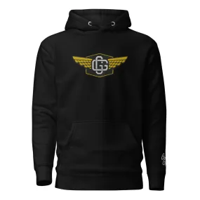 "Gold Wingz" Embroidered Unisex Hoodie (Color options available)