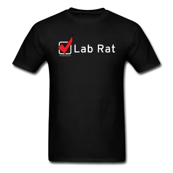 "Lab Rat, Check" - Men's T-Shirt