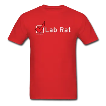 "Lab Rat, Check" - Men's T-Shirt