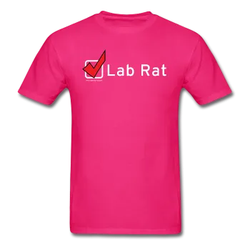 "Lab Rat, Check" - Men's T-Shirt