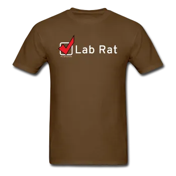 "Lab Rat, Check" - Men's T-Shirt