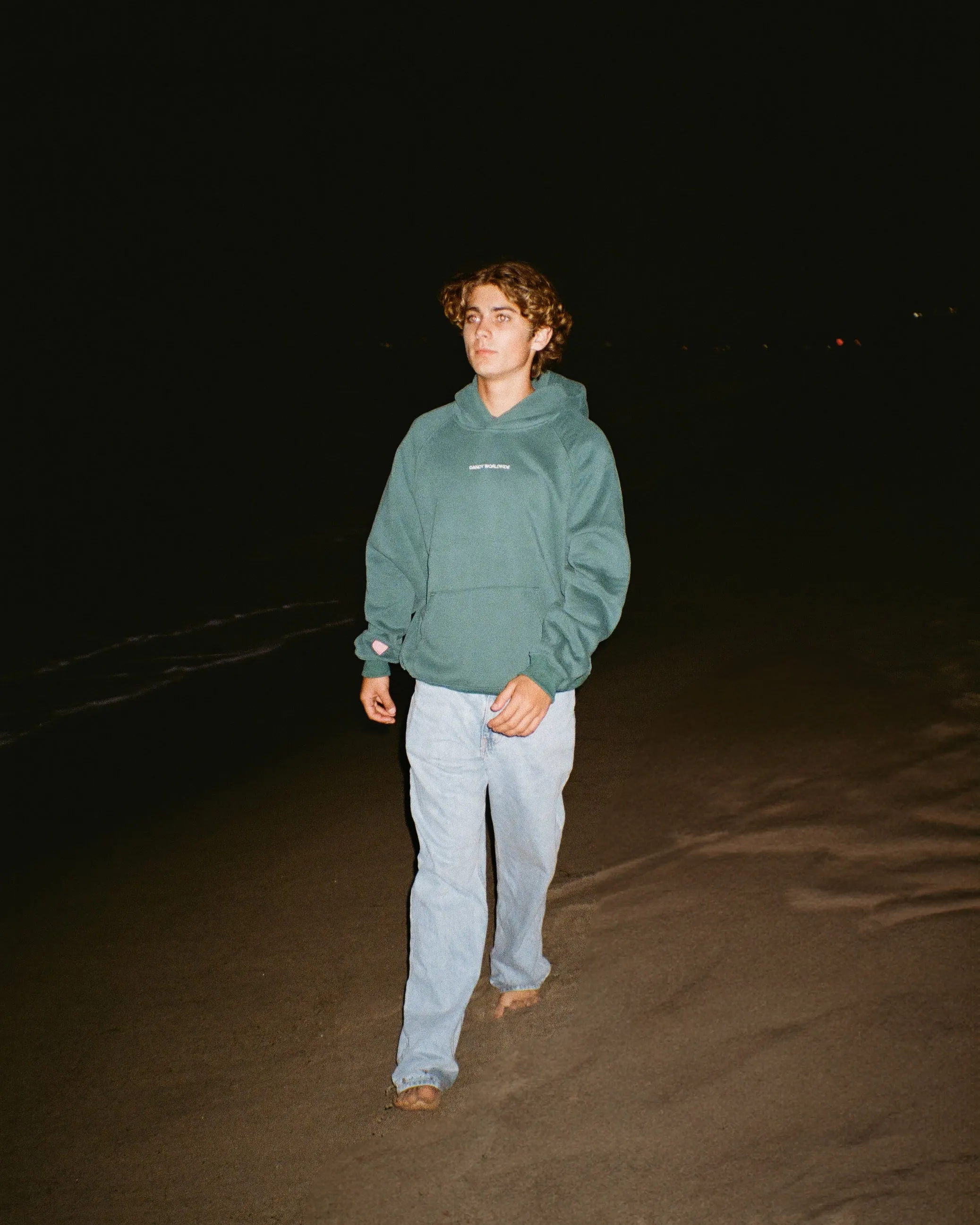 "Let's Go on a Drive" Oversized Lux Hoodie in Green