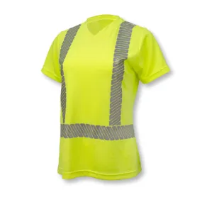 Radians ST11W Type R Class 2 High Visibility Women's Safety T-Shirt with Max-Dri