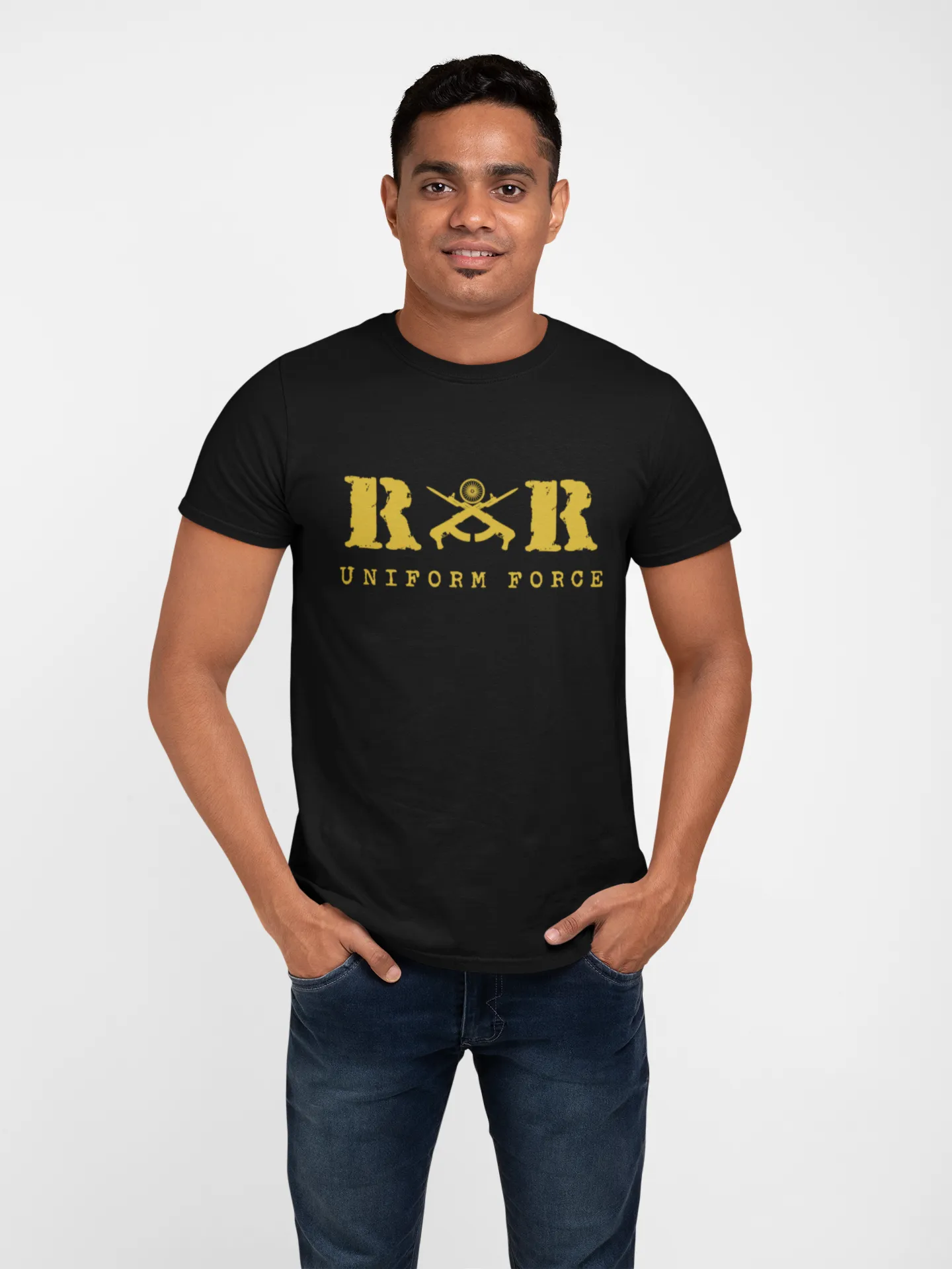 Rashtriya Rifles T-shirt - RR Uniform Force ( Men)