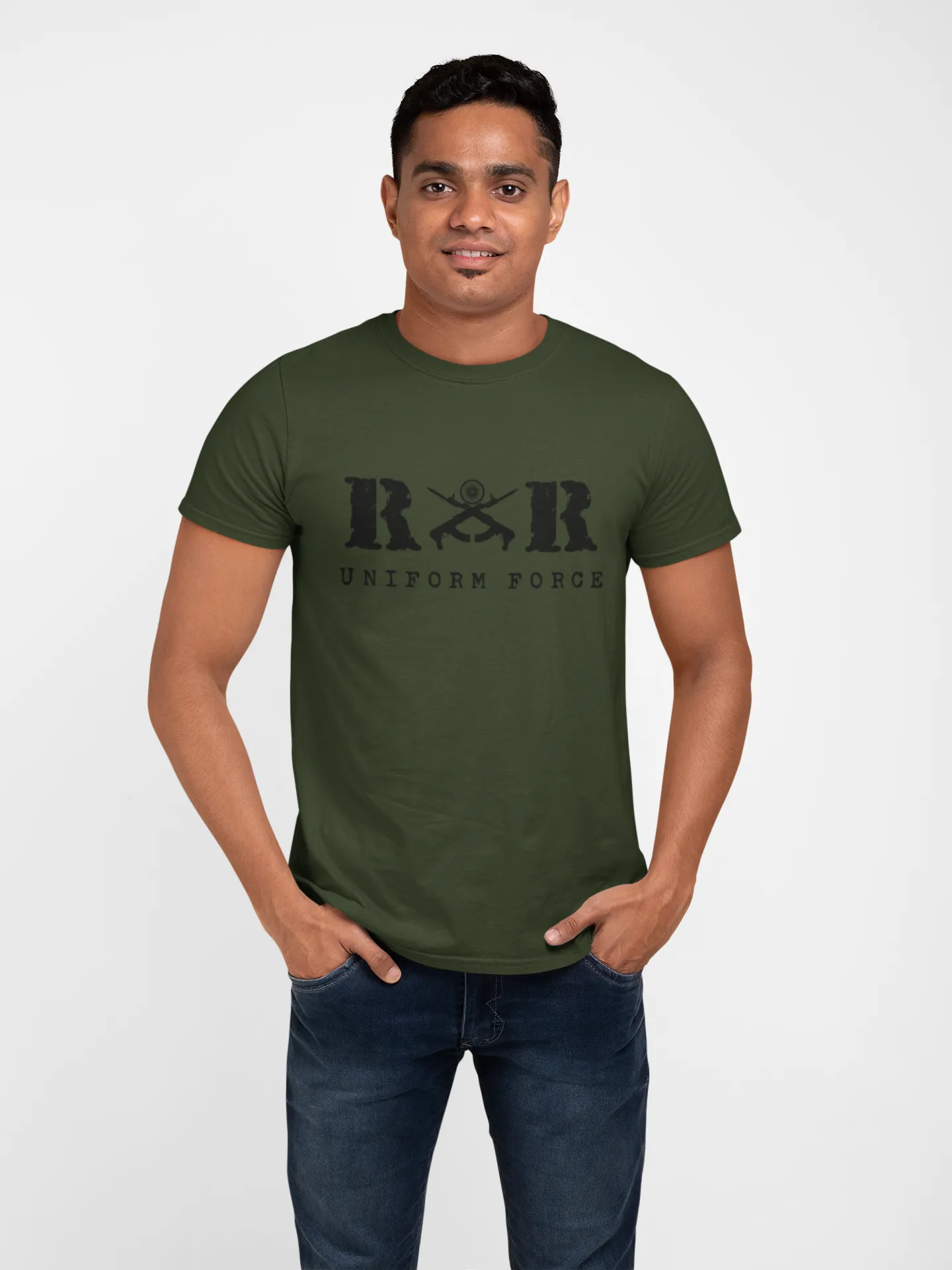 Rashtriya Rifles T-shirt - RR Uniform Force ( Men)