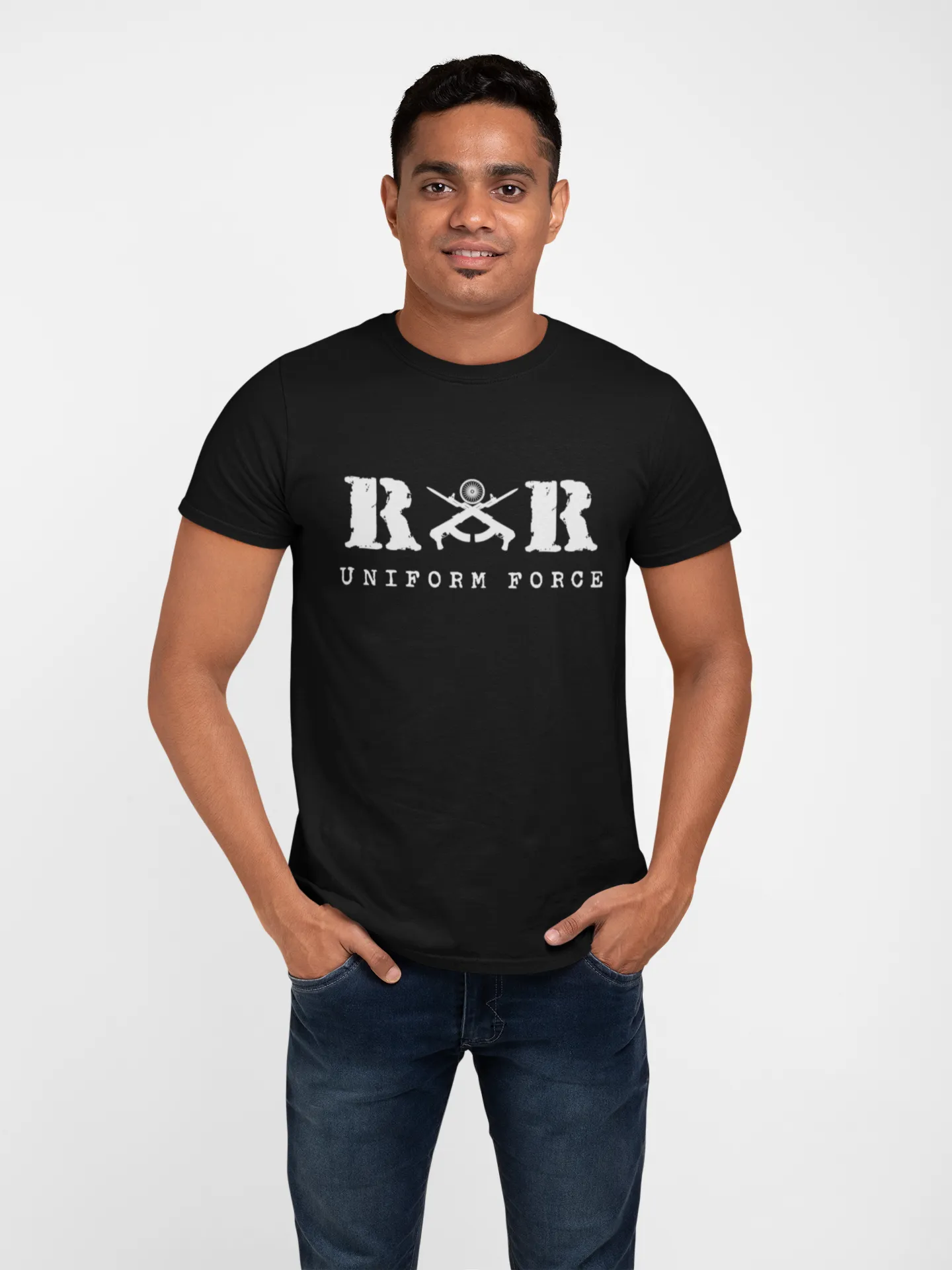 Rashtriya Rifles T-shirt - RR Uniform Force ( Men)