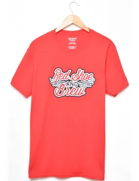 Red Shoe Brew Printed T-shirt - L