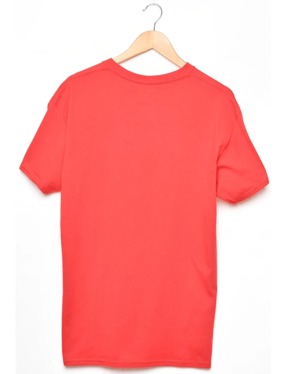 Red Shoe Brew Printed T-shirt - L