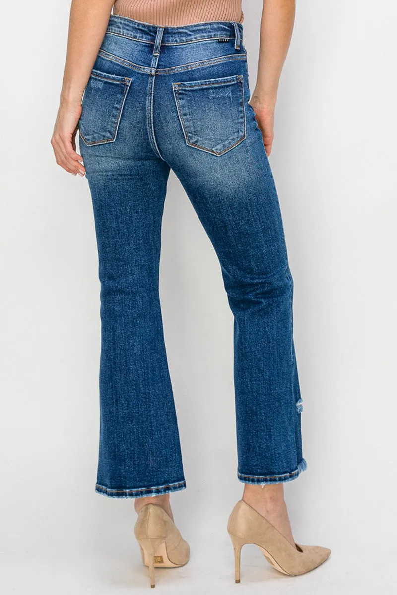 Risen Jeans - High Rise Ankle Flare Jeans - RDP5735