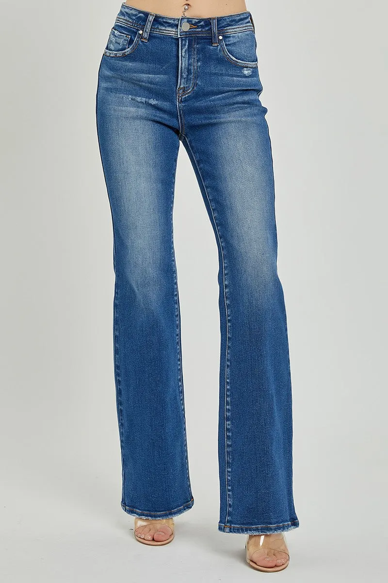 Risen Jeans - Mid Rise Skinny BootCut Jeans - RDP5523