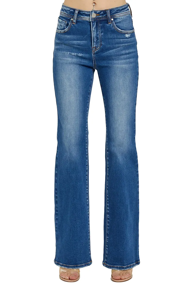 Risen Jeans - Mid Rise Skinny BootCut Jeans - RDP5523