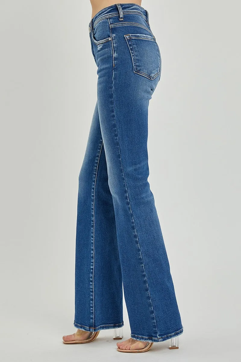 Risen Jeans - Mid Rise Skinny BootCut Jeans - RDP5523