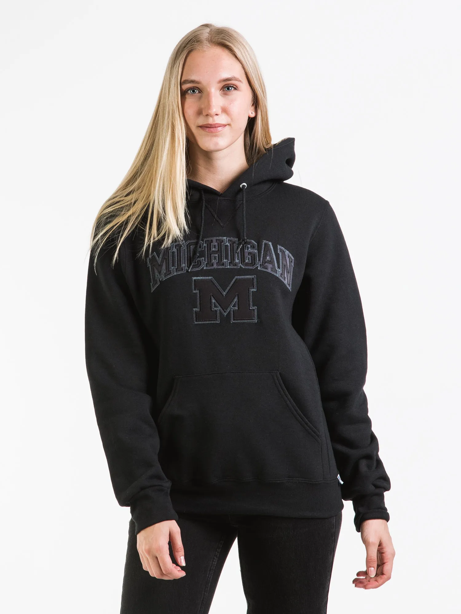 RUSSELL MICHIGAN TONAL PULLOVER HODDIE - CLEARANCE