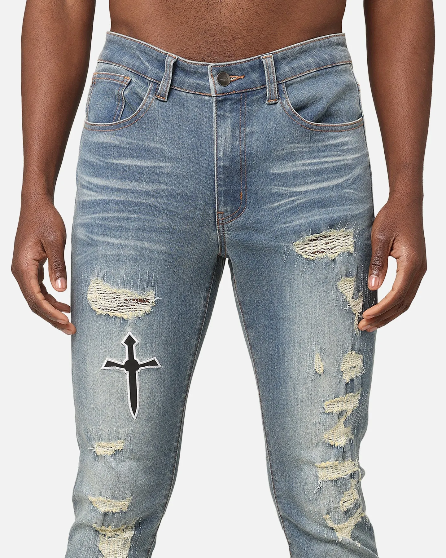 Saint Morta Rage Summum Jeans Superwash Blue