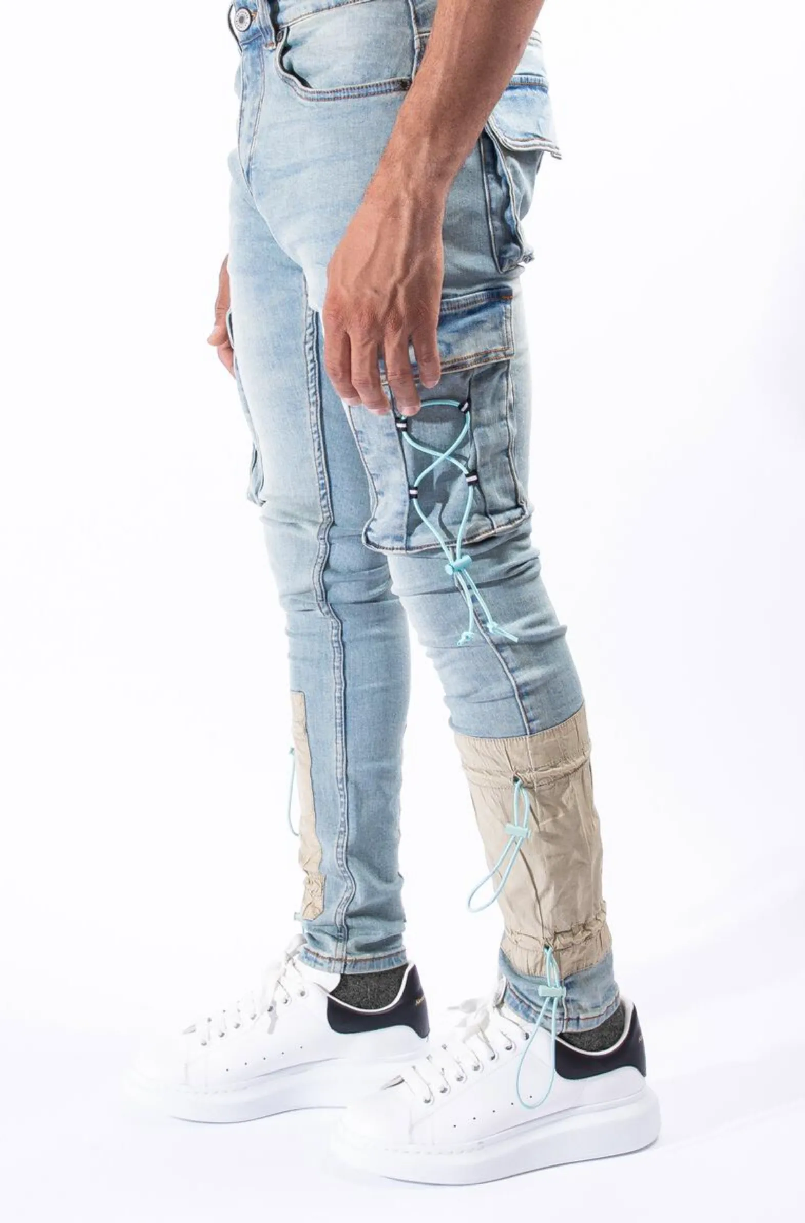 Serenede "Cyber Cloud" Cargo Jeans