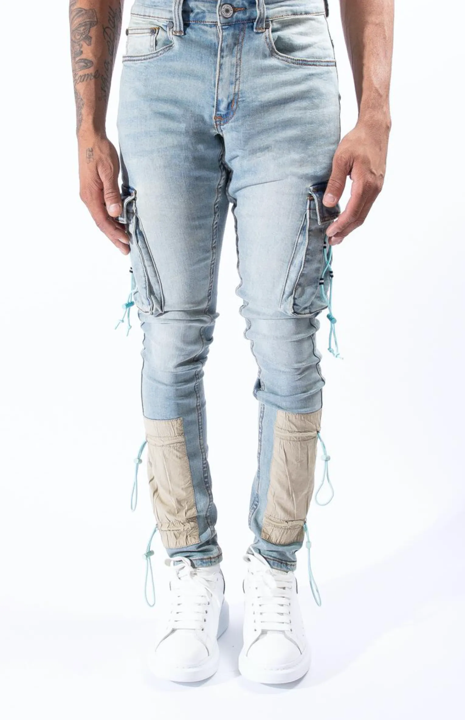 Serenede "Cyber Cloud" Cargo Jeans