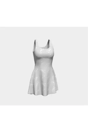 Silver Scorpion Flare Dress