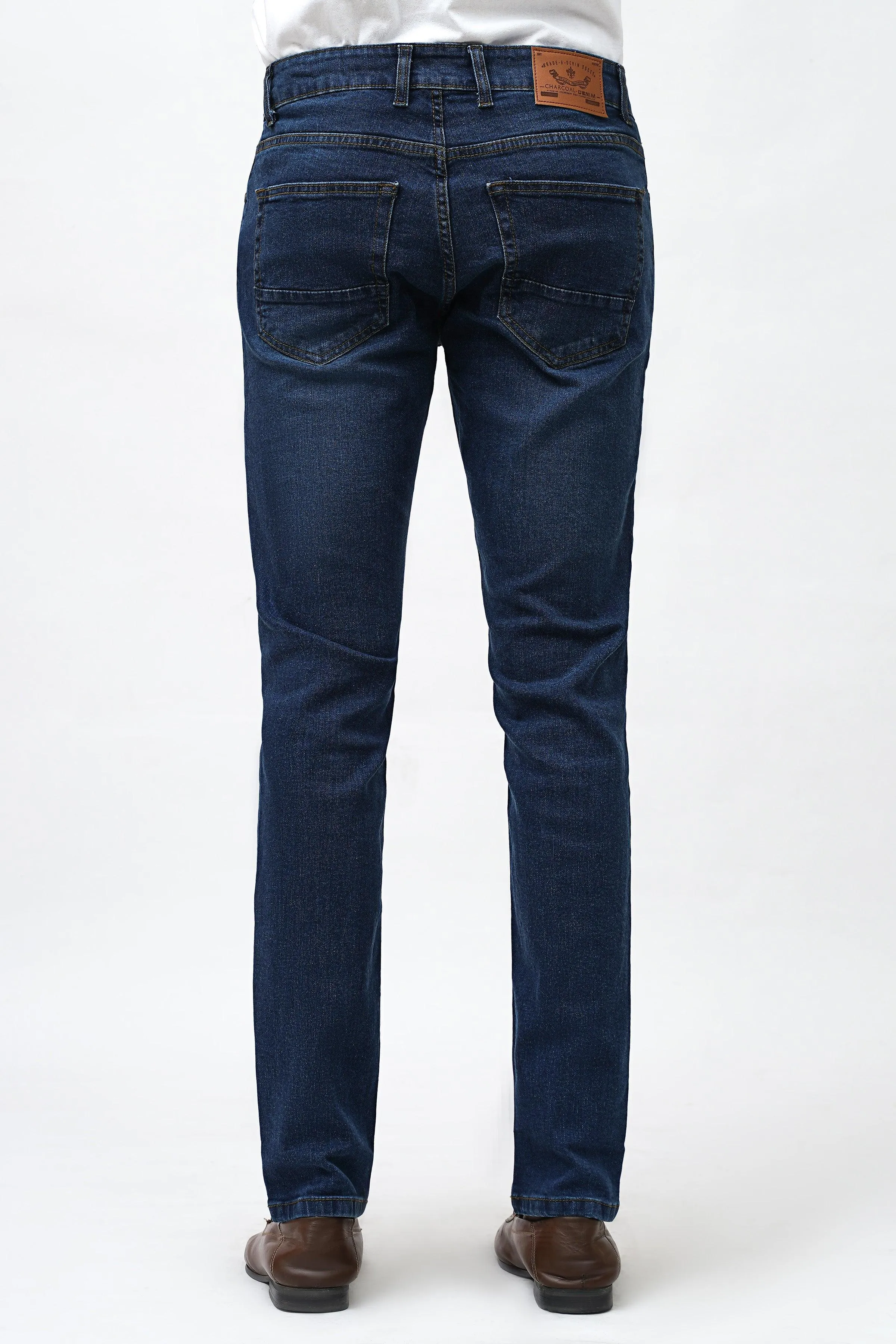 SKINNY FIT DARK BLUE RANDOM JEANS