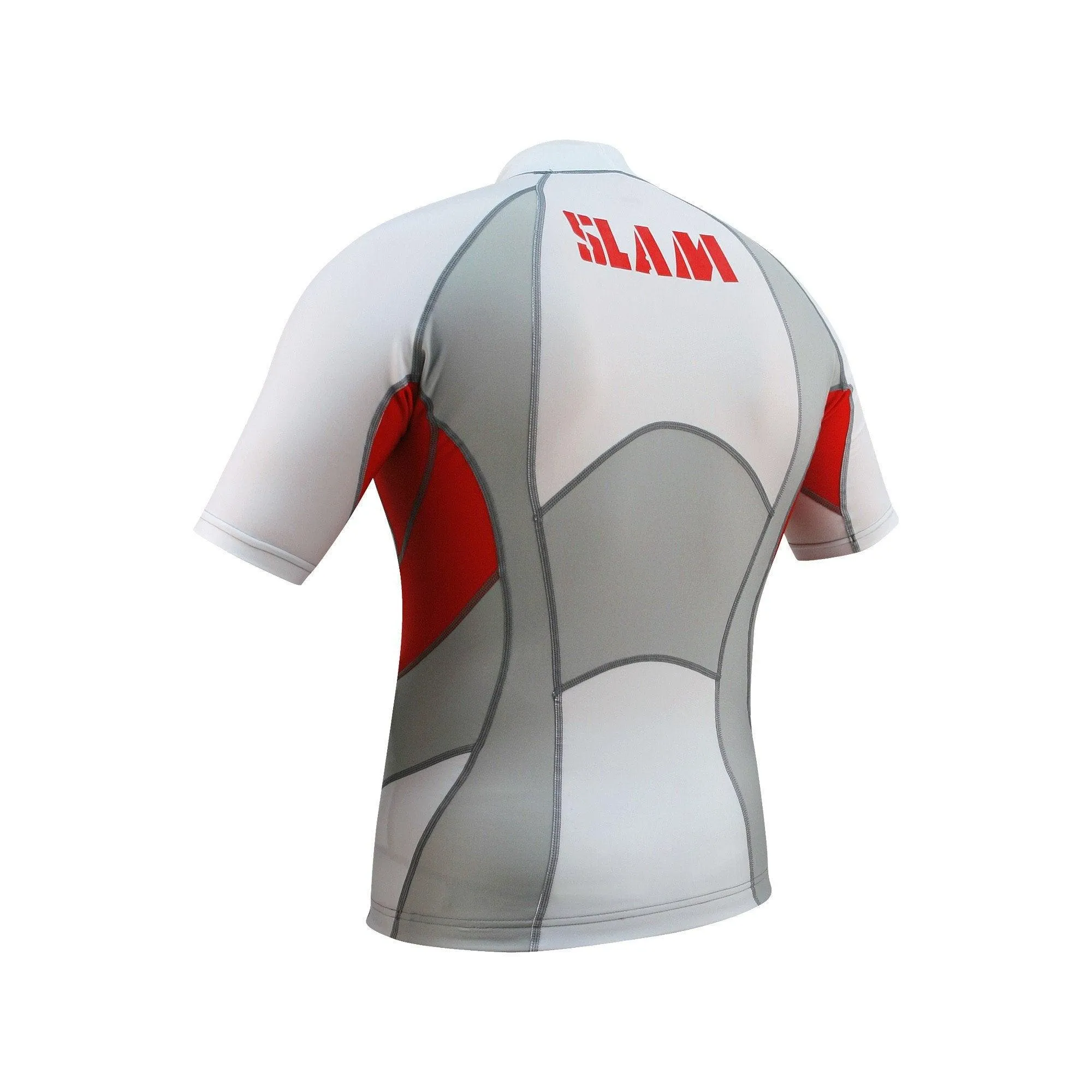 Slam Shortsleeve Rash Shirt - White/Red