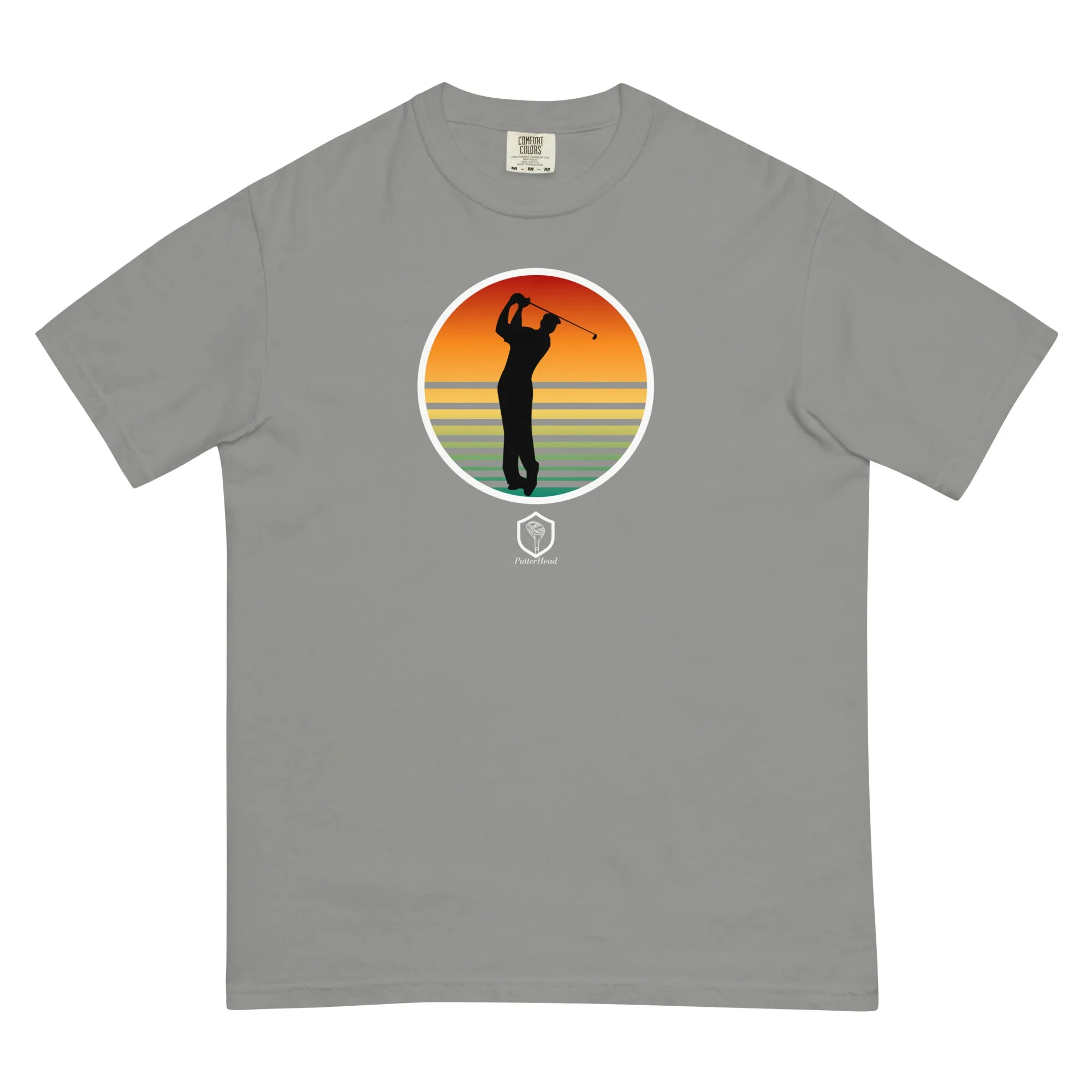 Sunset Golfer Men’s garment-dyed heavyweight t-shirt