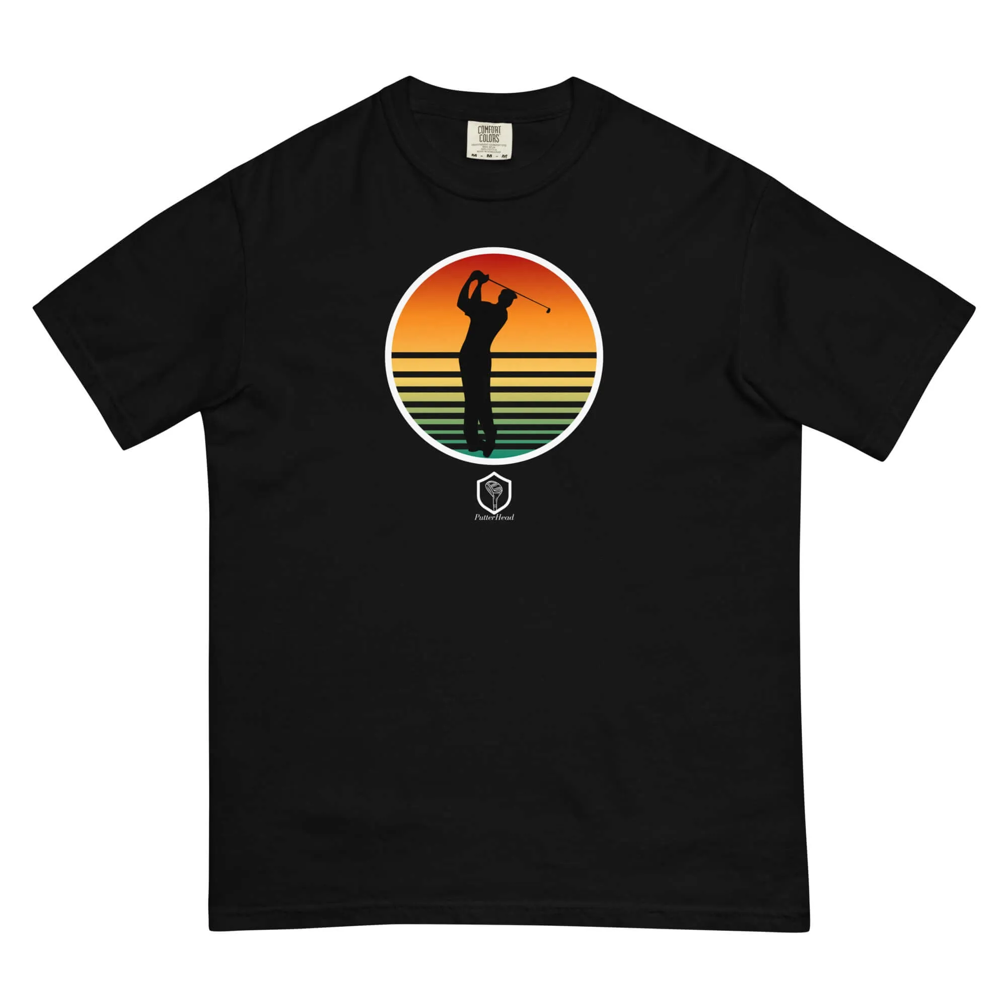 Sunset Golfer Men’s garment-dyed heavyweight t-shirt